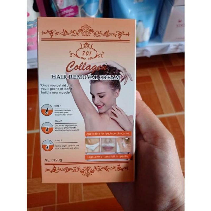 (Chính hãng)Kem Tẩy Lông Đa Năng Collagen của indonesia