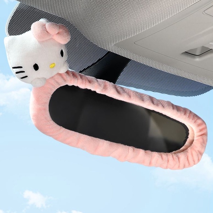 Ốp Gương Chiếu Hậu Họa Tiết Hoạt Hình Trang Trí Nội Thất Xe Hơi