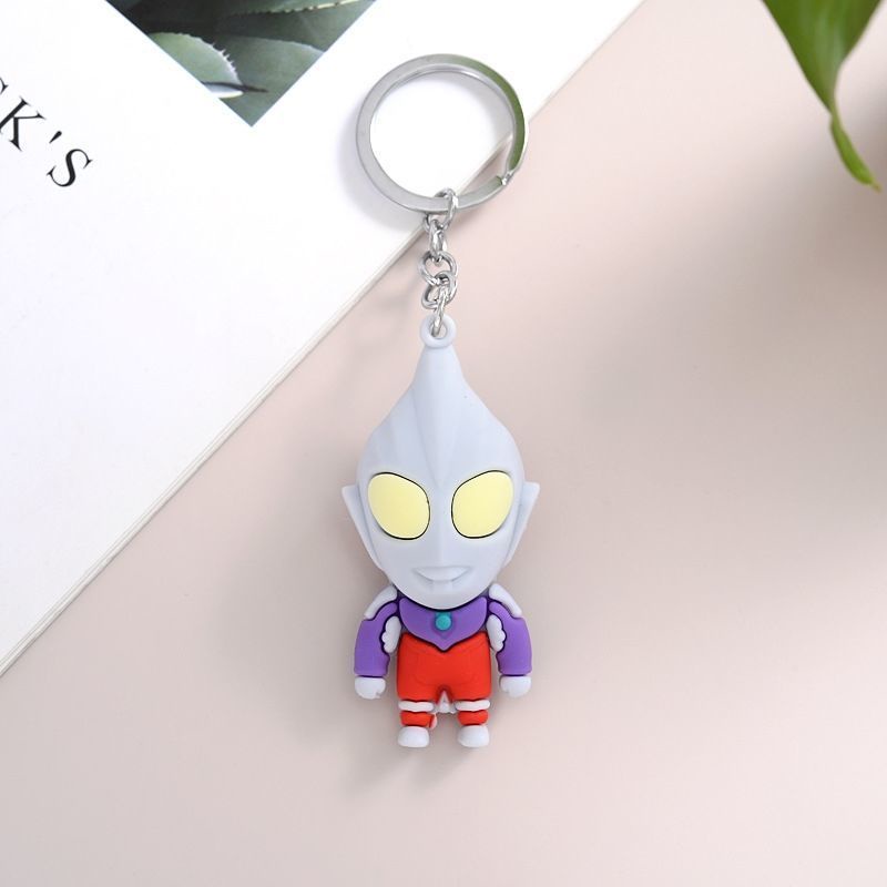 Móc Chìa Khóa Xe Hơi Hình Ultraman Cá Tính Cho Học Sinh