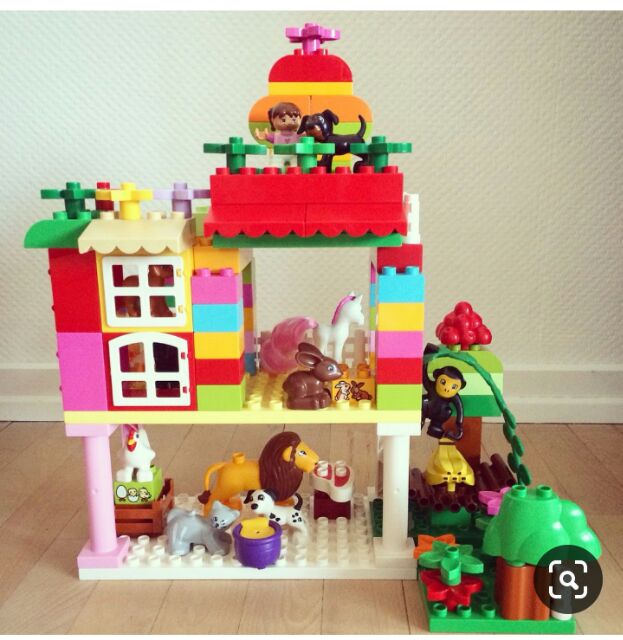 Hãng gorock - Chi tiết Trụ nhà,Trụ nâng tầng  tương thích lego duplo