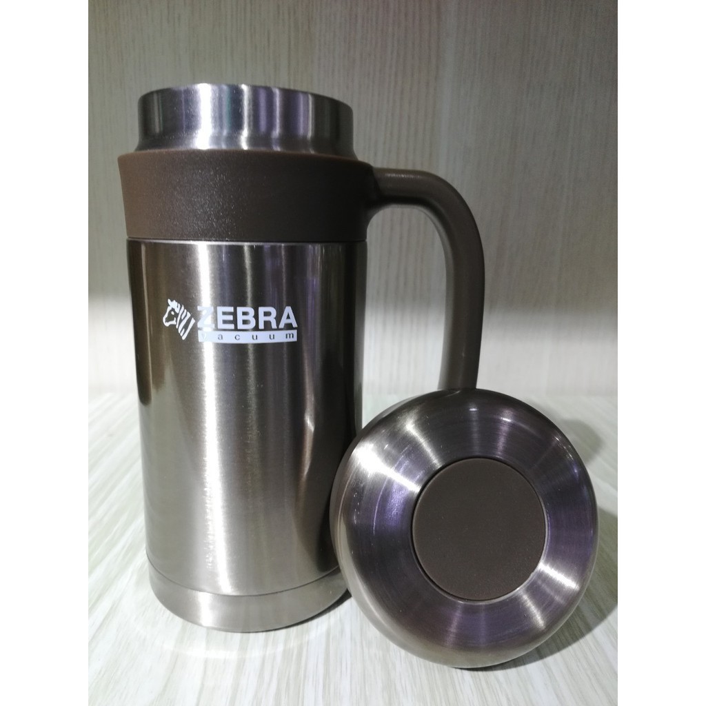 Ca giữ nhiệt tốt Zebra Picnic inox cao cấp 0.45L vàng đồng 112907