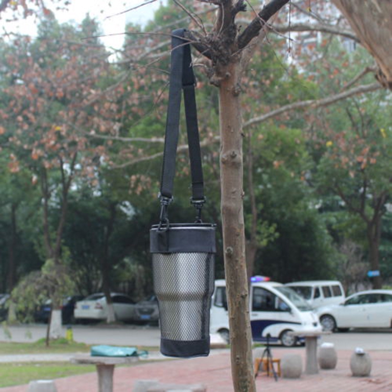 Túi Lưới Đựng Bình Nước Cắm Trại Leo Núi Tiện Dụng