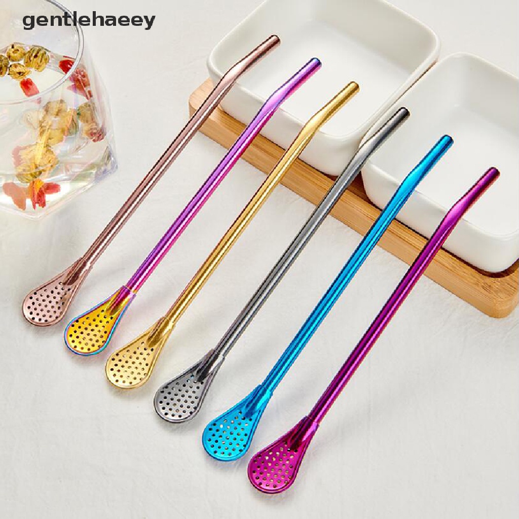 Ống Hút Lọc Trà / Cà Phê Bằng Thép Không Gỉ Tái Sử Dụng Được