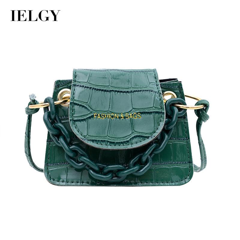 Túi đeo chéo vai IELGY dây xích dày dặn hợp thời trang cho nữ