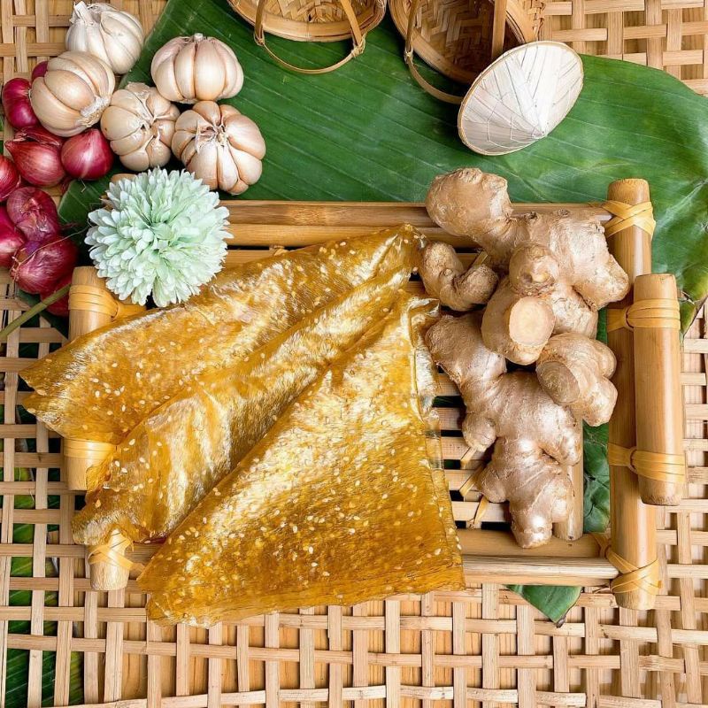 1 XẤP BÁNH TRÁNG DẺO GỪNG SỮA ANH TÚ ĐẶC SẢN TÂY NINH LOẠI 1