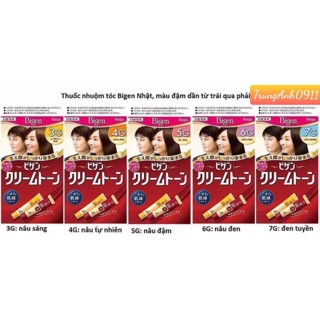 Nhuộm tóc Bigen Nhật Bản