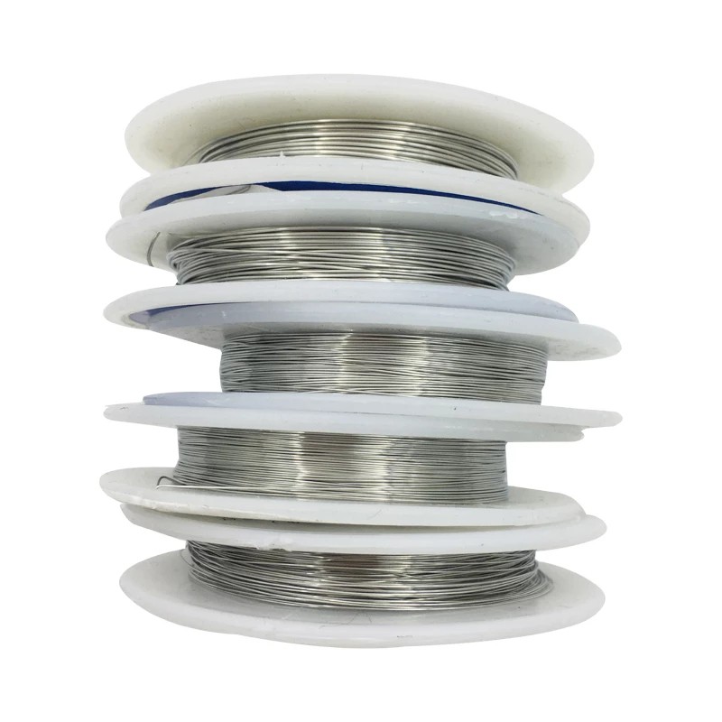 Cuộn Cây Chỉnh Nha Làm Từ Nhựa Và Thép Không Gỉ 0.2 / 0.25 / 0.3 / 0.4 / 0.5mm