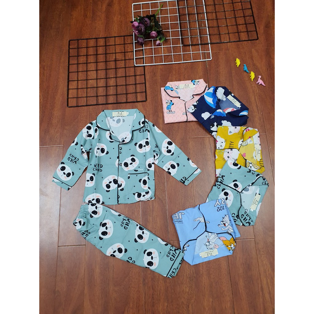 [ ẢNH THẬT SHOP TỰ CHỤP ] Bộ Pijama trẻ em dài tay dưới 20kg KATE THÁI LOẠI nhiều mẫu cực xinh cho bé