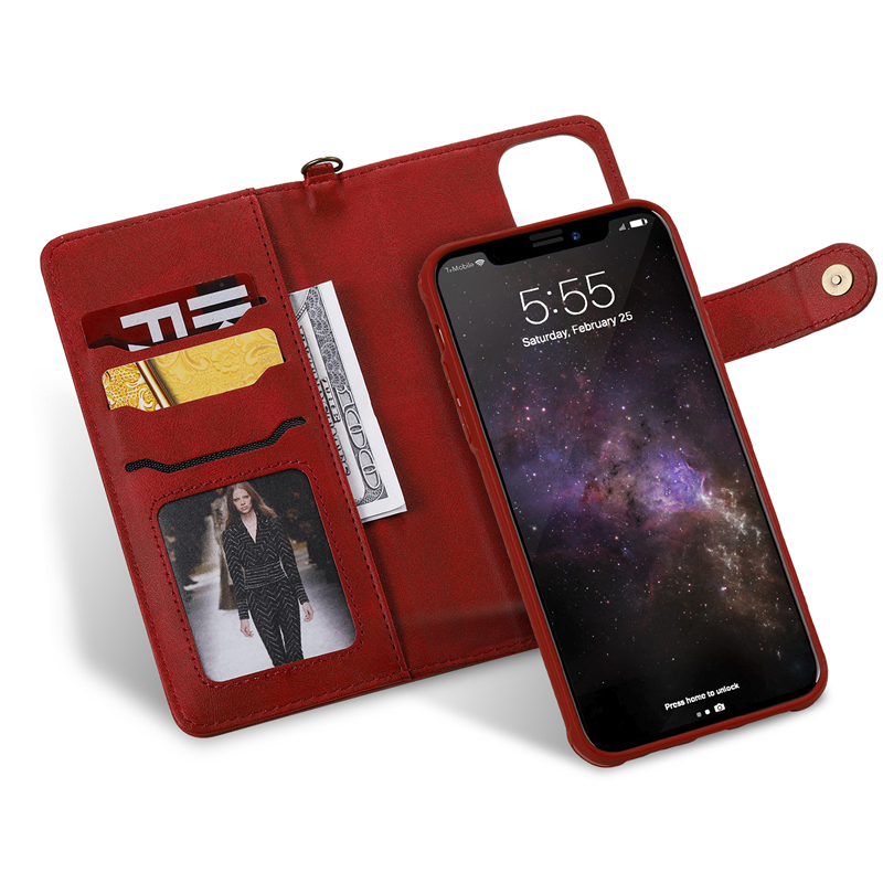 Bao da điện thoại nắp lật từ tính có ngăn thẻ cao cấp thích hợp cho iPhone 14 Plus 11 Pro Xs Max Xr 8 7 6 6s Plus SE 2020