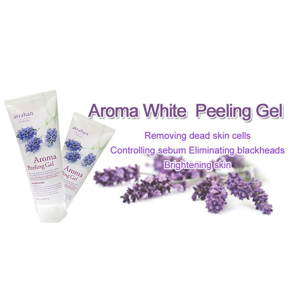 Gel tẩy da chết chiết xuất từ hoa oải hương- Tẩy da chết Arrahan Aroma Peeling Gel Lavender