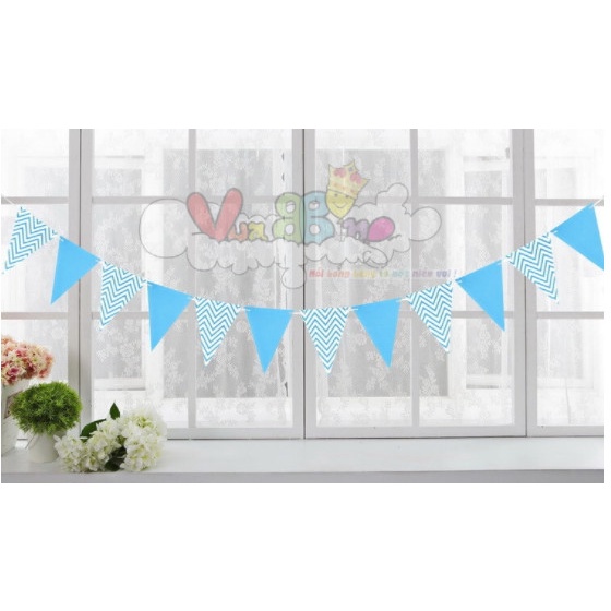 Dây Cờ Treo Tam Giác Ánh Kim Trang Trí Sinh Nhật