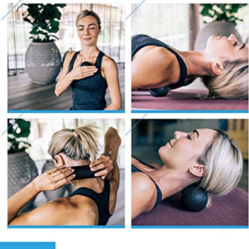 Gối Massage Kéo Căng Cơ Vai Và Cổ Giúp Thư Giãn Giảm Đau Cột Sống
