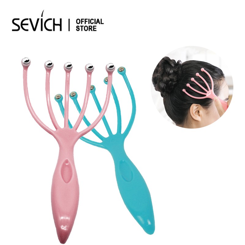 Dụng cụ mát xa Sevich chất liệu thép giúp thư giãn da đầu | BigBuy360 - bigbuy360.vn