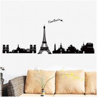 Decal dán tường - i love paris