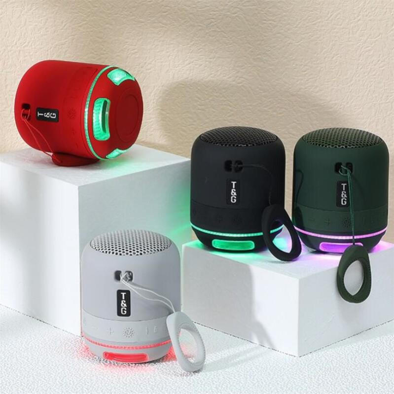 Loa bluetooth mini giá rẻ kết nối loa máy tính chính hãng WS305 âm trong bass mạnh có đèn LEB Bảo hành đổi mới 3 tháng