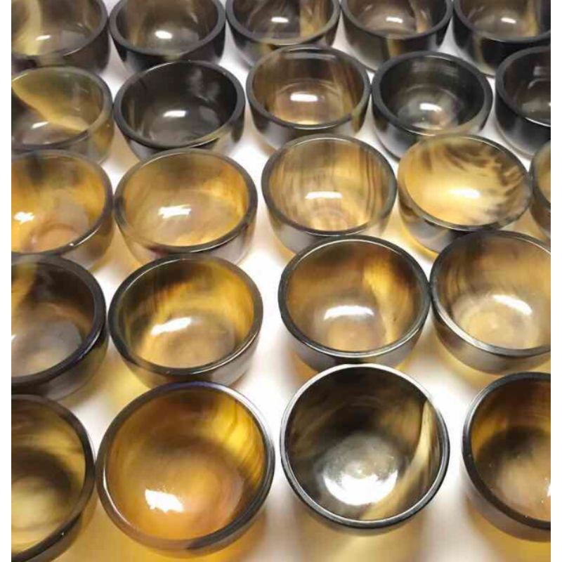 Set bát và thìa ăn dặm bằng sừng trâu tự nhiên