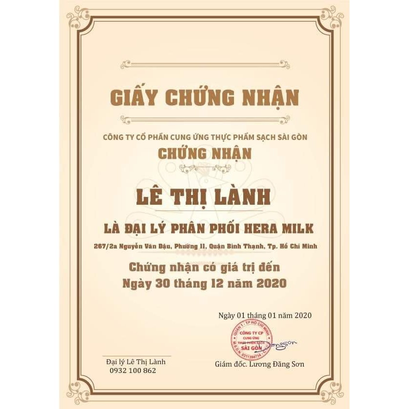 SỮA NGHỆ HERA [CHÍNH HÃNG] Hỗ Trợ Dạ Dầy, lành vết thương cho mẹ sau sinh, Lợi sữa, đẹp da, đẹp dáng