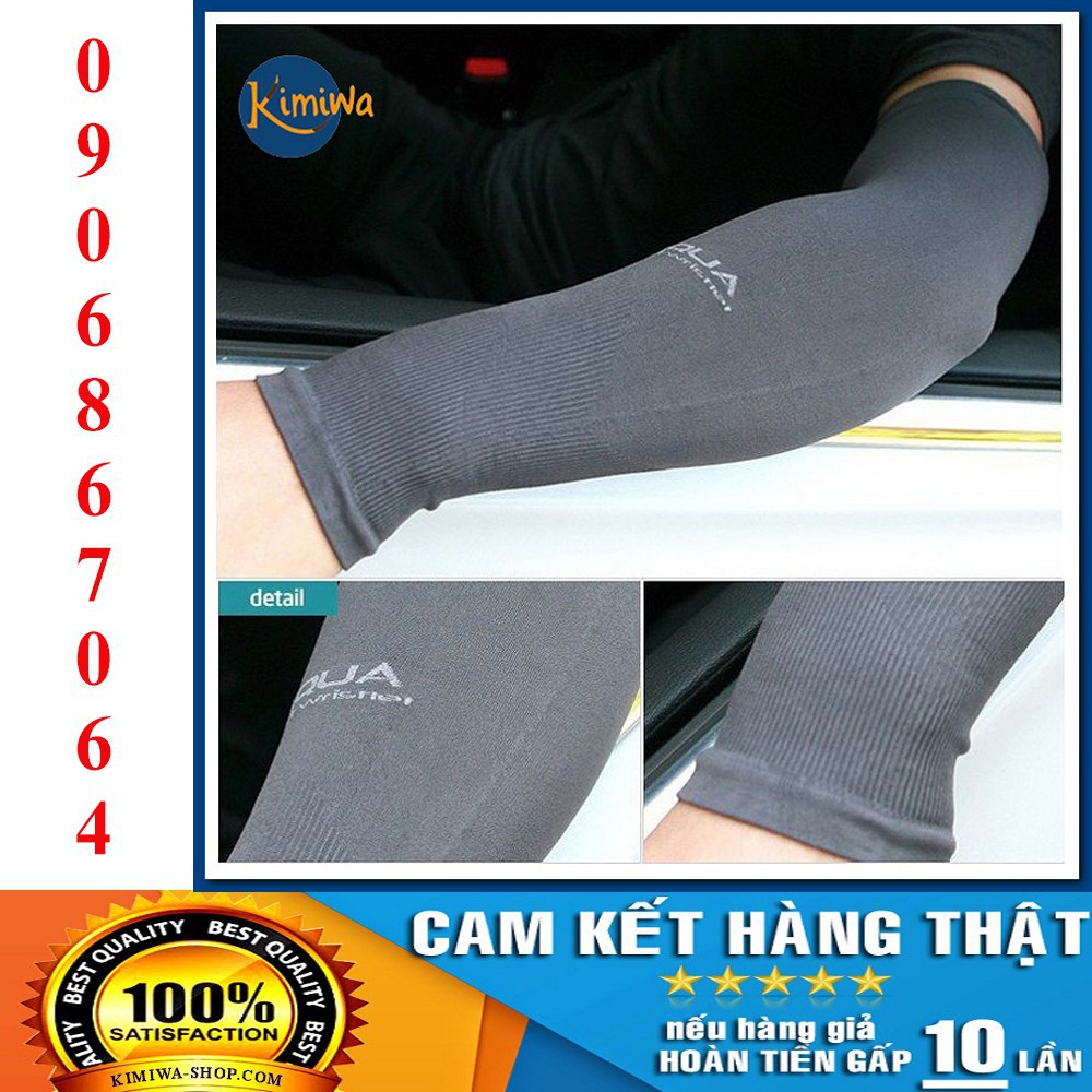 [Cam kết Korea 100% ] Ống Tay Chống Nắng AquaX Chính Hãng Dùng Cho Thể Thao Du Lịch - Màu Xám Chuột/Grey