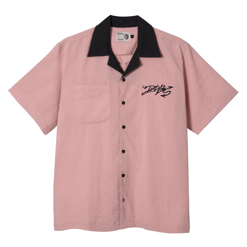 Sơ mi DirtyCoins Linen Graffiti Shirt