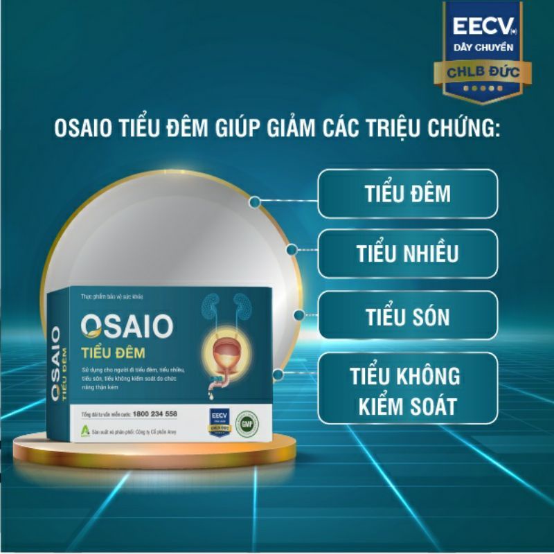 [ Hộp 30 viên ] Viên uống Osaio hỗ trợ tiểu đêm ⚡ CAM KẾT CHÍNH HÃNG ⚡ Viên uống dành cho người tiểu đêm, tiểu nhiều lần