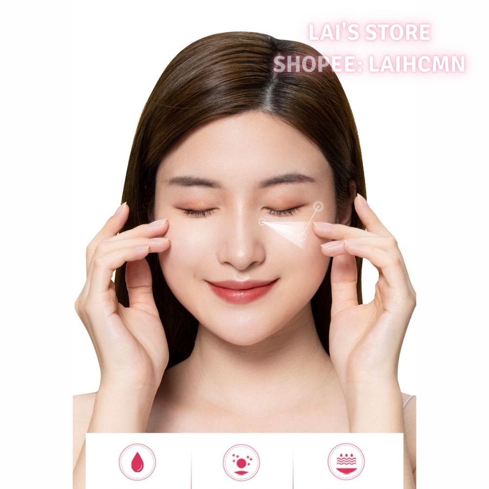 Hộp 60 Miếng Mặt Nạ Mắt Bioaqua (80g) Haematococcus, Ngọc Trai Đen, Copper Peptide Dưỡng Ẩm, Mờ Quầng Thâm, Xóa Nếp Nhăn