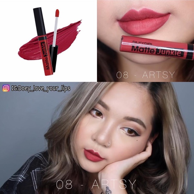 Son kem lì Silkygirl Matte Junkie Lip Cream