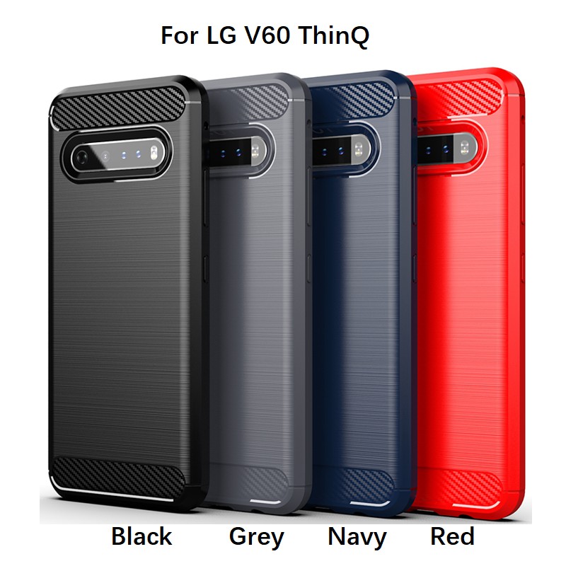 Ốp Điện Thoại Vân Sợi Carbon Cho Lg G6 G6+ G7 G7+ G8 G8S Thinq G8X V30+ V30 V30S V30S
