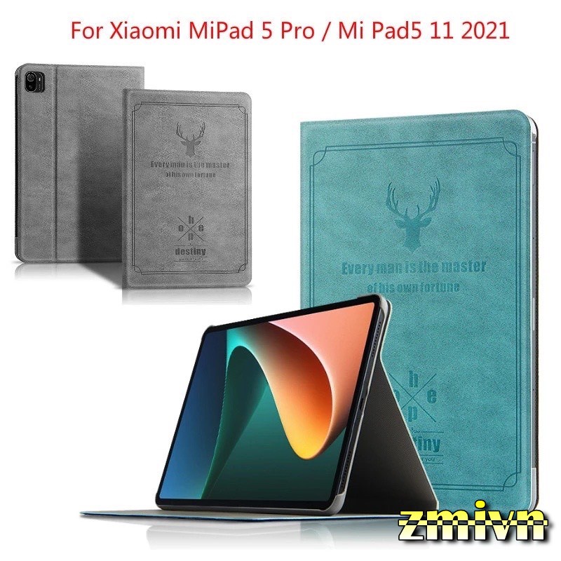 Bao Da Máy Tính Bảng Cho Xiaomi MiPad 5 Pro Mi Pad 5 11 &quot; họa tiết Hươu nai