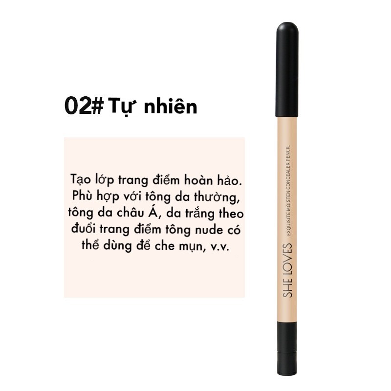 Bút che khuyết điểm SHE LOVES 2 tone màu nhỏ gọn tiện lợi | BigBuy360 - bigbuy360.vn