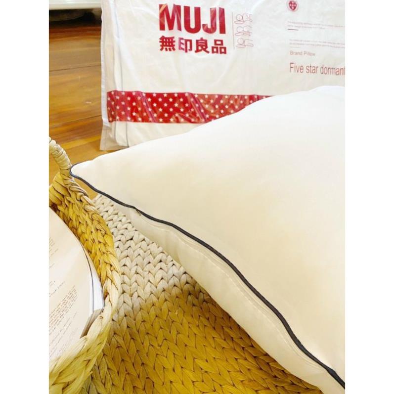 Ruột gối nằm QUY Bedding. Ruột gối bông gòn MUJI, HILTON, OSAKA, GUCCI VÀNG . Cân nặng 1,6kg