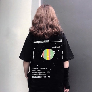 Áo thun tay lỡ xxme planet