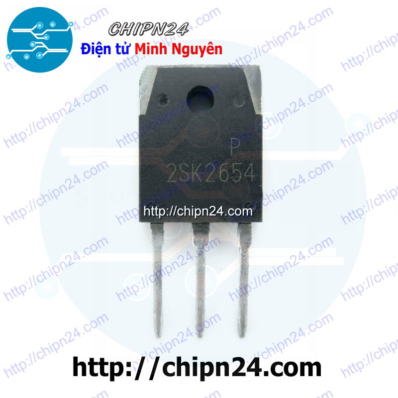 [1 CON] Mosfet K2654 TO-3P 8A 900V Kênh N 2 (SK2654 2654)