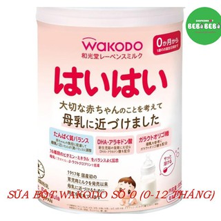Sữa Wakodo 0 810g mẫu mới 2023