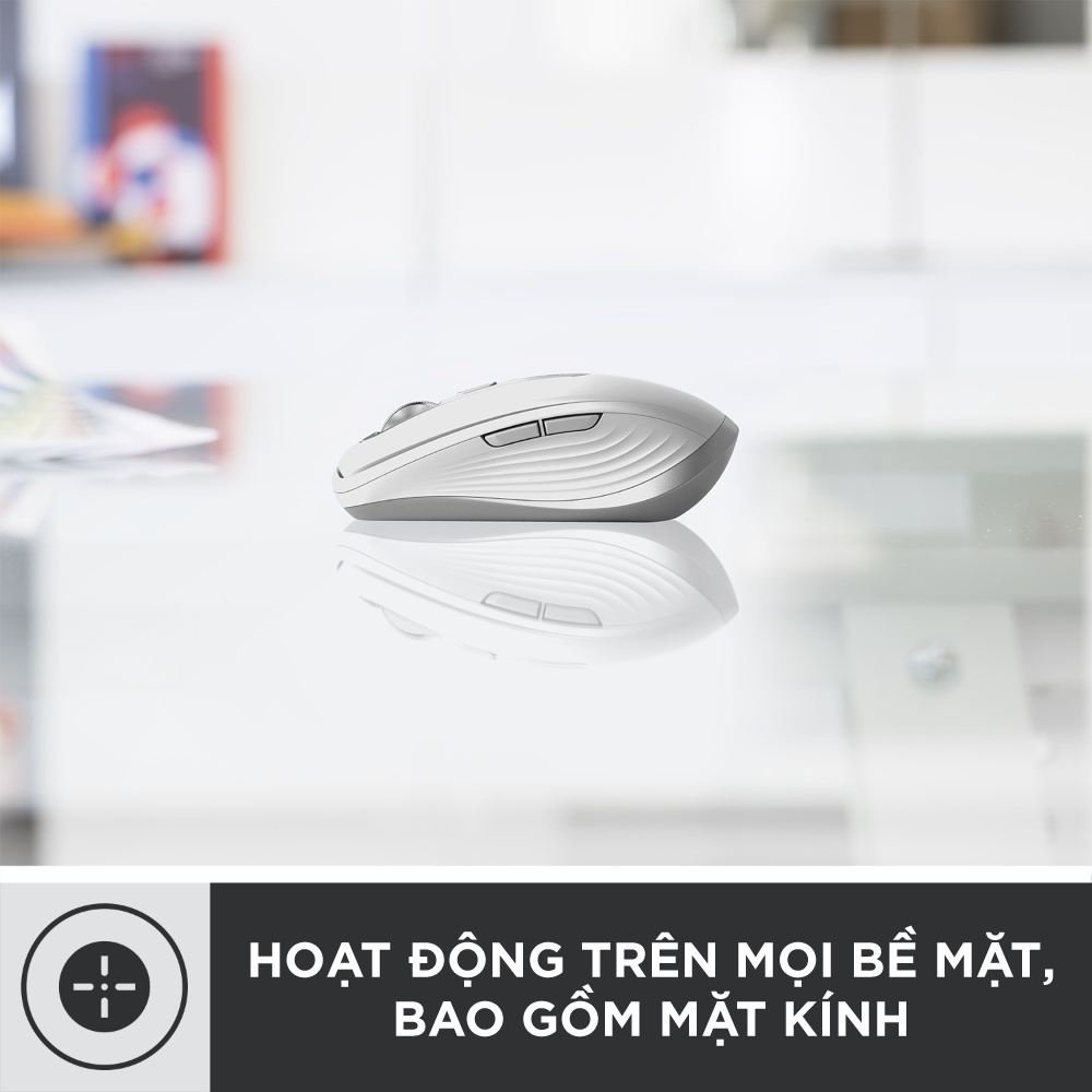 Chuột không dây bluetooth Logitech MX Anywhere 3 - Nhỏ gọn, sạc nhanh, có bản cho Mac