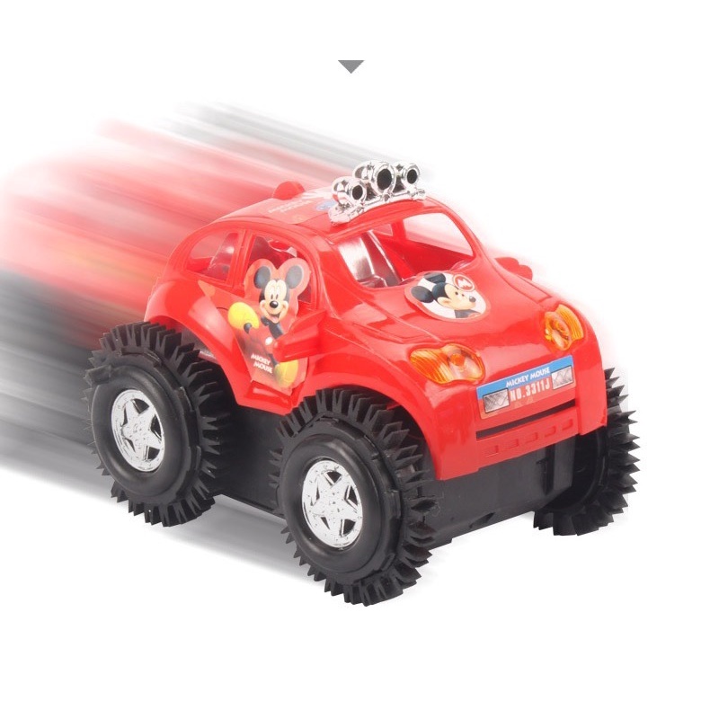 Xe hình mickey có trớn cho bé