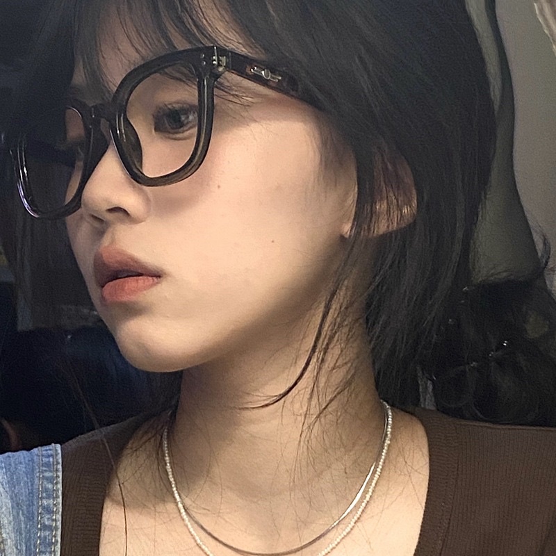 Kính mắt không độ GM dáng vuông to unisex