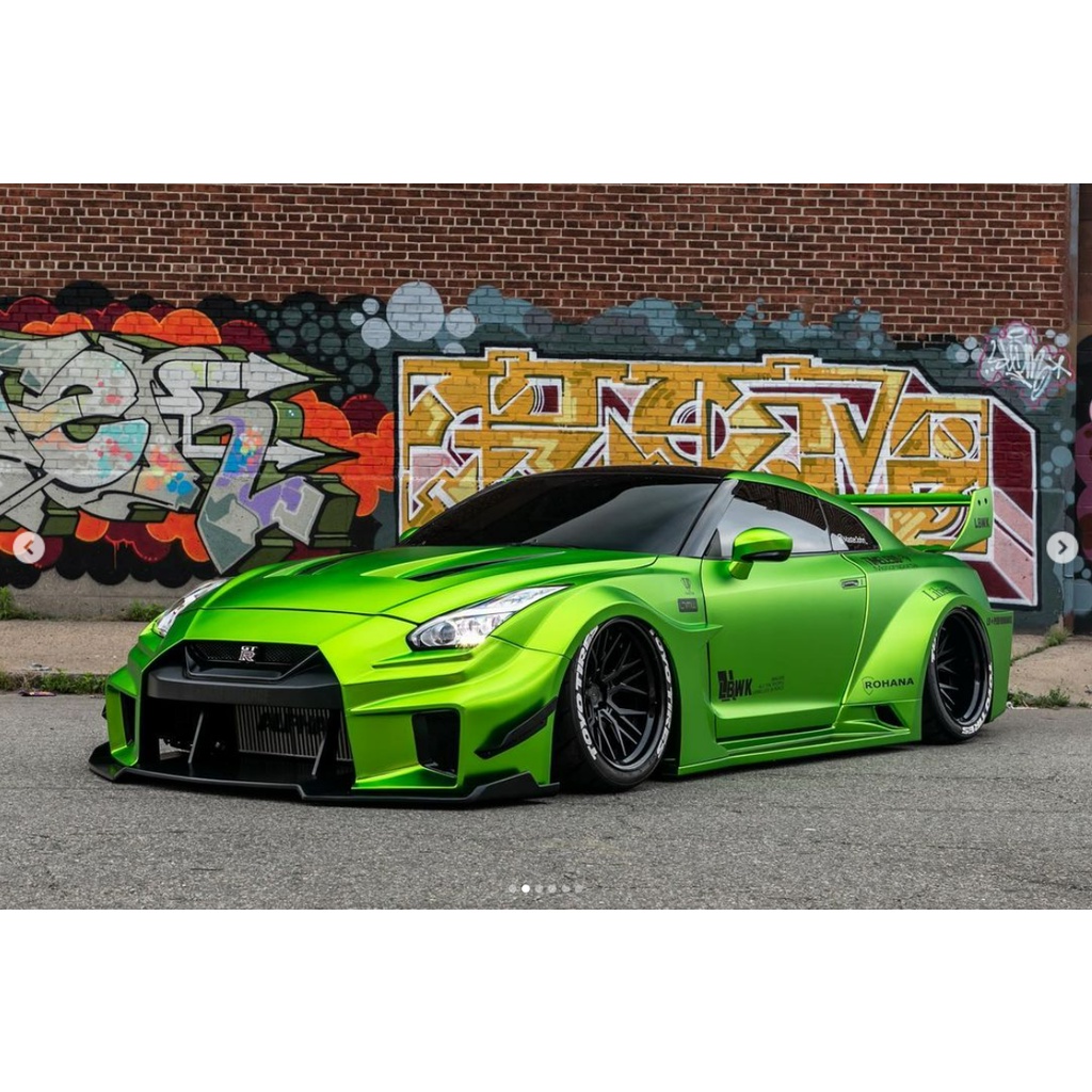 Decal nước Liberty Walk LB Silhouette WORKS GT-R R35 cho xe mô hình 1:64