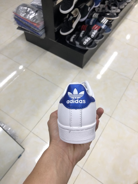 ❤️FREESHIP❤️Giày superstar mũi sò xanh dương cao cấp