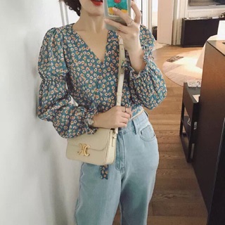 ÁO CROPTOP HOA CỘT EO (KÈM HÌNH THẬT)