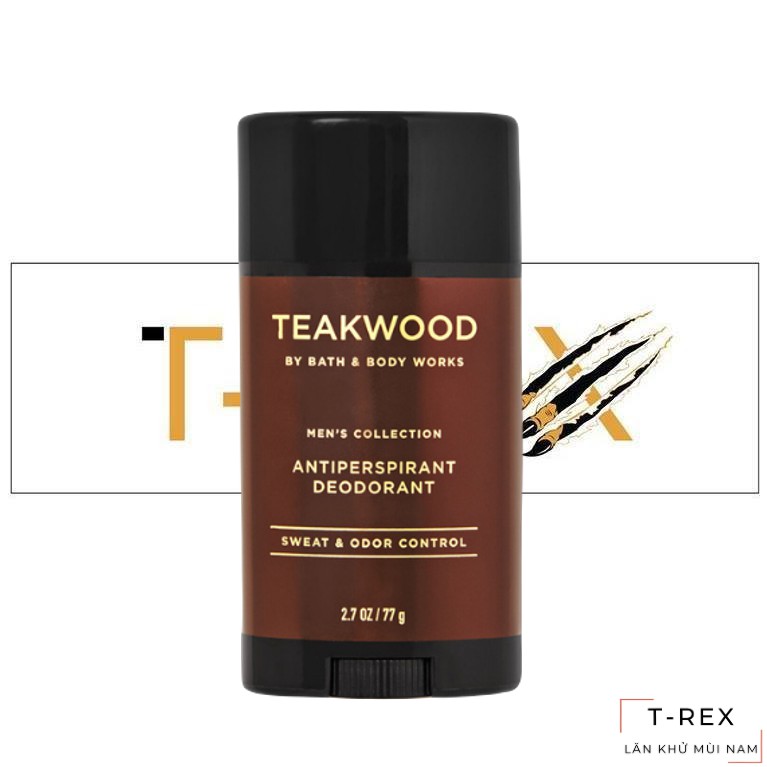 [HOT] Lăn Khử Mùi Bath &amp; Body Works Teakwood 77Gr (Sáp Trắng)