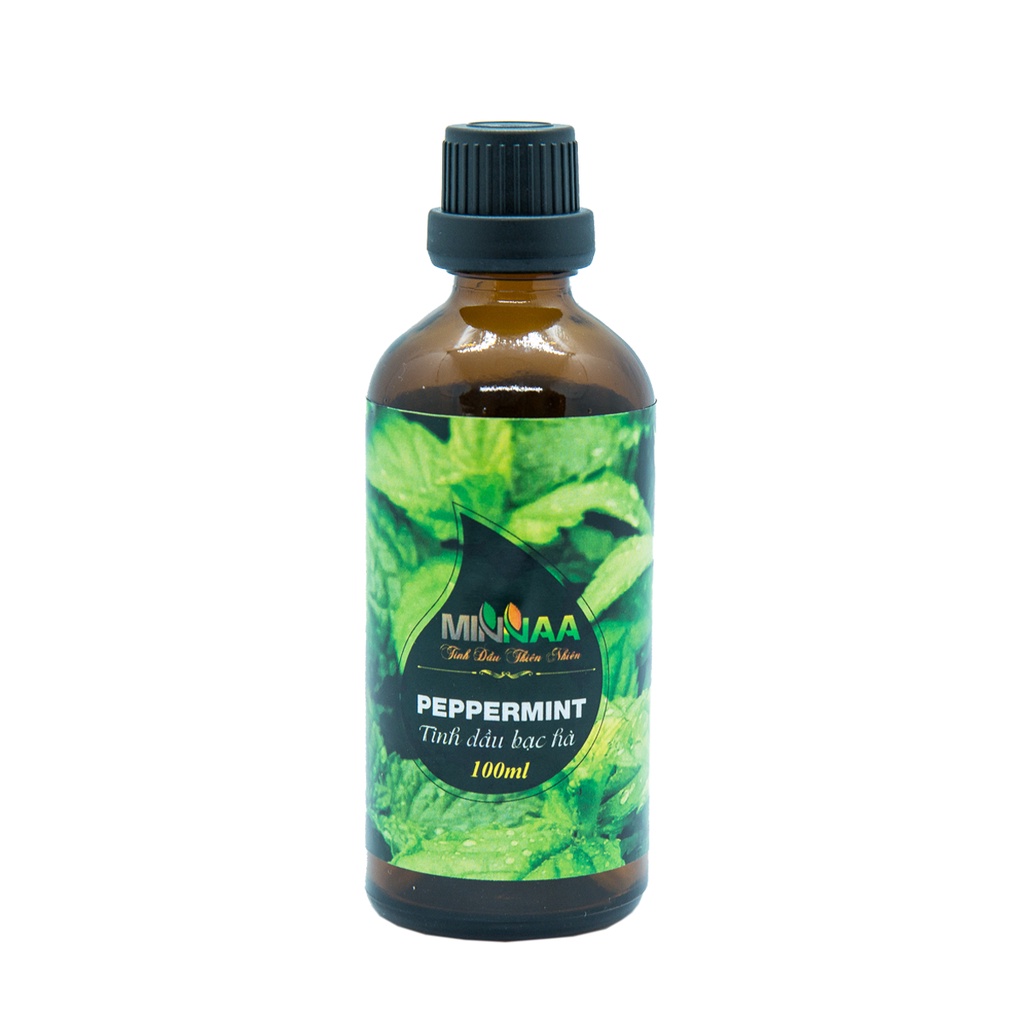 Tinh dầu Bạc hà Minnaa 100ml nguyên chất thơm phòng thanh lọc không khí nhập khẩu Ấn Độ