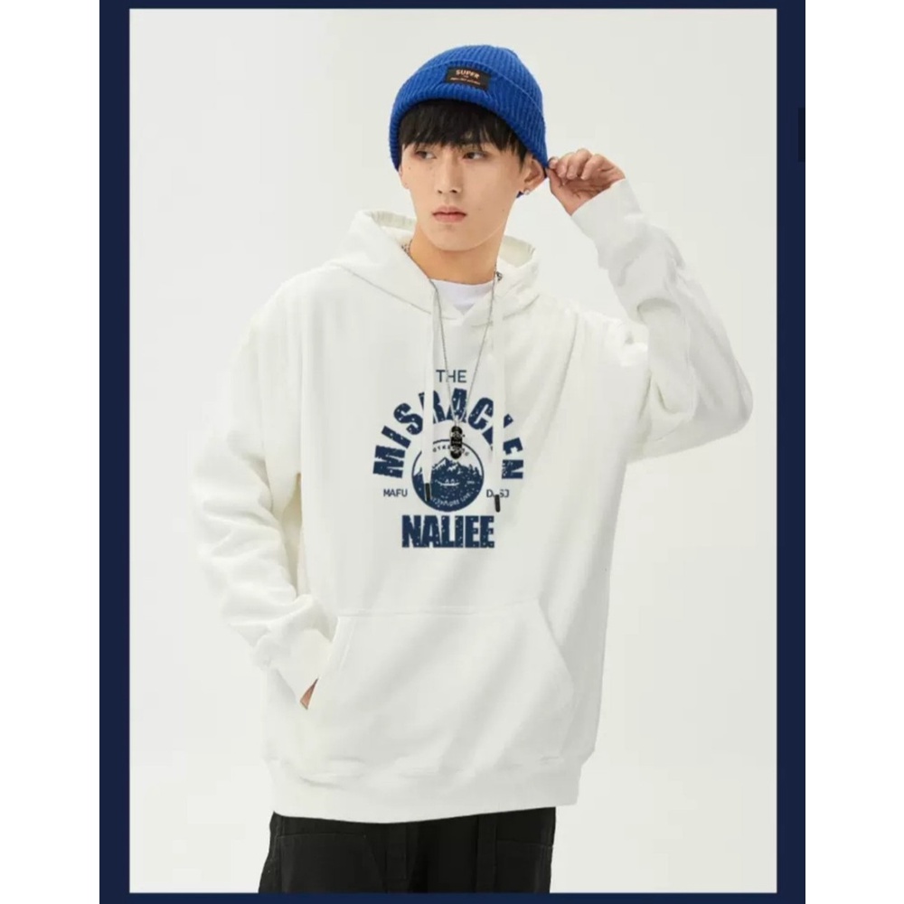 Áo Hoodie Phối Mũ Trùm Đầu NALIEE Phong Cách Nam Nữ Thời Trang, Thiết Kế UNISEX Kèm Nỉ Ngoại Cao Cấp Mã GAREM 123