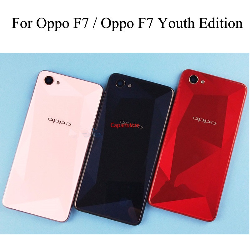 Capp- Đen / Đỏ / Hồng / Bạc Cho Oppo F7 / Oppo F7 Youth Edition / Mặt Sau Pin Oppo A3 Vỏ Cửa Phía Sa