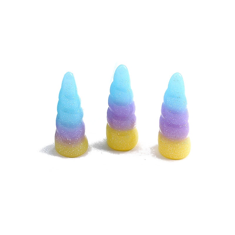 Set 20 Sừng Kỳ Lân Nhiều Màu Dùng Để Trang Trí Điện Thoại Di Động