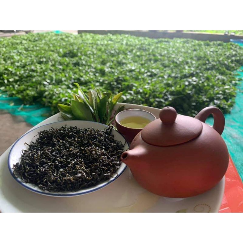 Trà móc câu đặc sản Thái Nguyên (100g), Chè Tân Cương Thái Nguyên, thơm ngon, xanh, sạch 100% | BigBuy360 - bigbuy360.vn