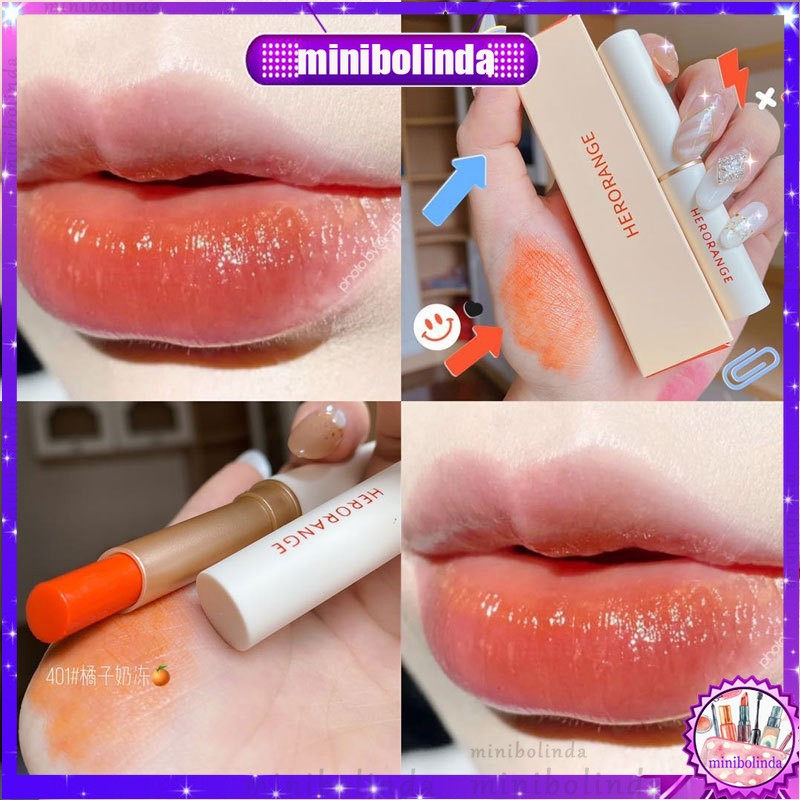 [Hàng mới về] Son Môi HERORANGE Vị Cam Đổi Màu Theo Nhiệt Độ | BigBuy360 - bigbuy360.vn