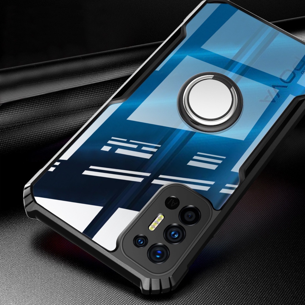 Ốp Điện Thoại Acrylic Trong Suốt Họa Tiết Rằn Ri Cho Tecno Camon 18 18P 16 16se Spark 6 GO 2021 2020 7P 7 Pro 8 Pova 2 LE7