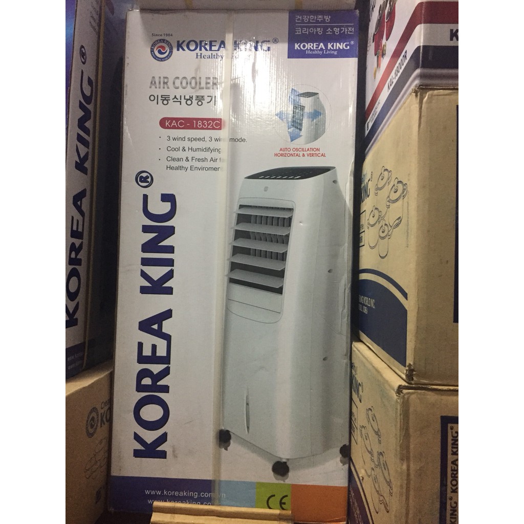 [Mã BMLT200 giảm đến 200K đơn 499K] Quạt hơi nước Korea King KAC-1832C (chính hãng)