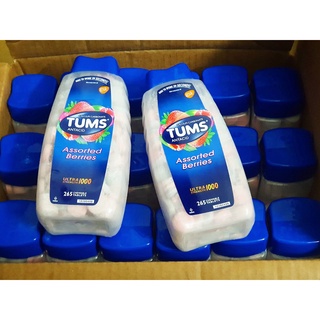 Date năm 2026 viên nhai dạ dày, giảm đầy hơi khó tiêu tums 1000 antacid assorted berries từ mỹ chai 265 viên