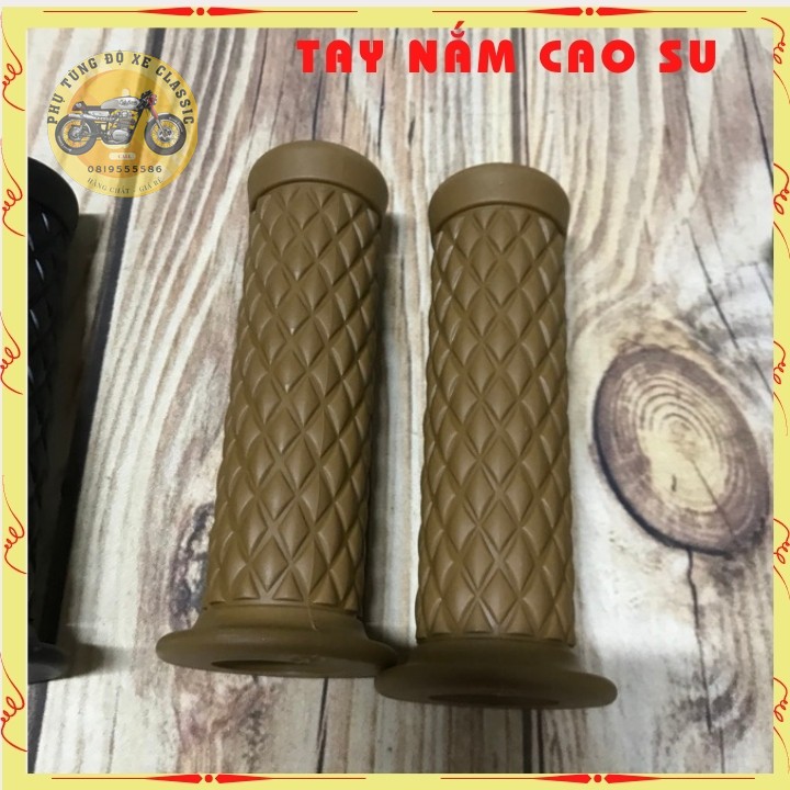 Bao tay nắm cao su cho dòng xe classic cổ điển giúp êm tay chống trơn, phu hợp mọi loại xe tay lái 22mm